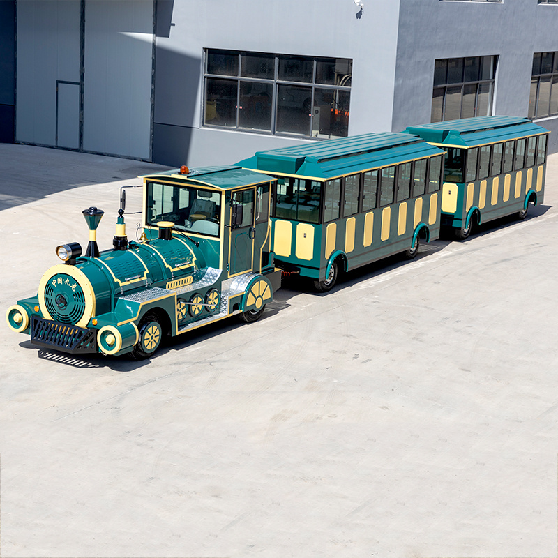 Fully Enclosed Diesel Sightseeing Train | 72-Seat Cabin – Model ALGQ-CL-72