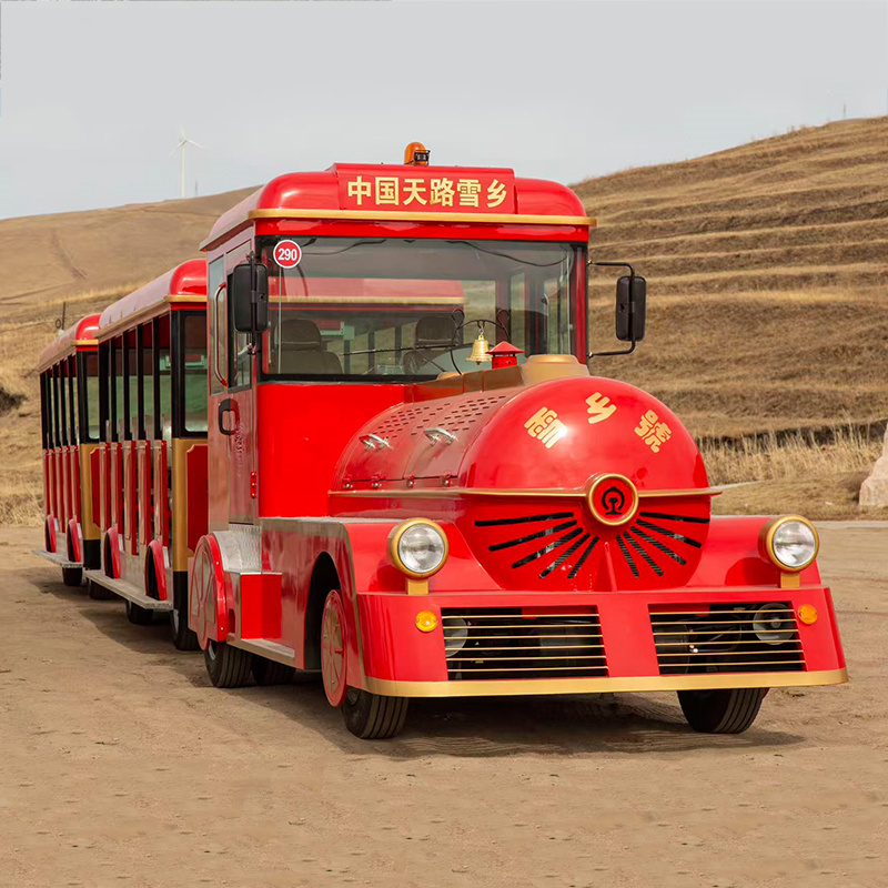 Bullet-Nose Retro Diesel Sightseeing Train | 42-Seat Fuel-Powered – Model ALGQ-LX-42