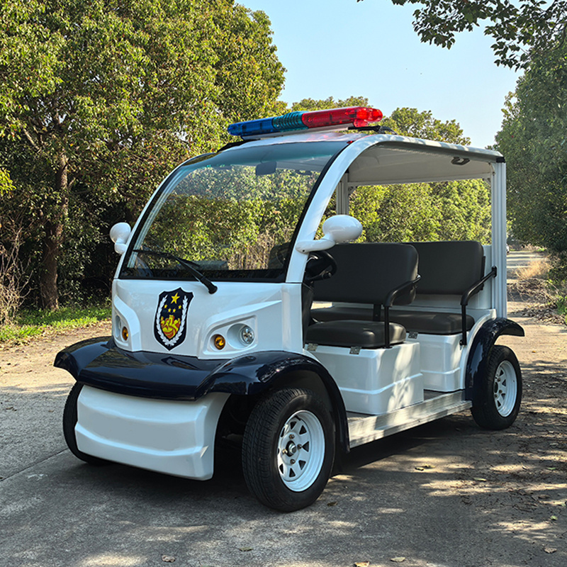 RSD-T1 5 Seater Electric Patrol Car 48V 5KW AC Motor 100km Range Security Vehicle 