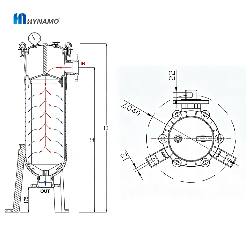 UPVC High Flow Cartridge Filter Housing