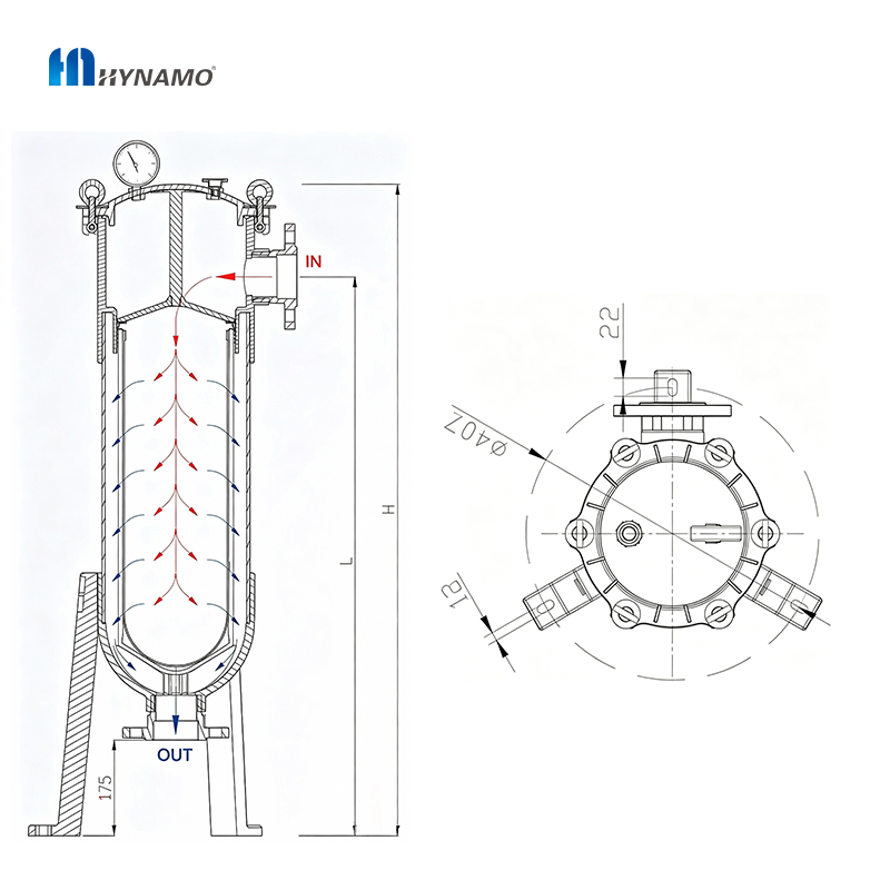 UPVC Bag Filter Housing