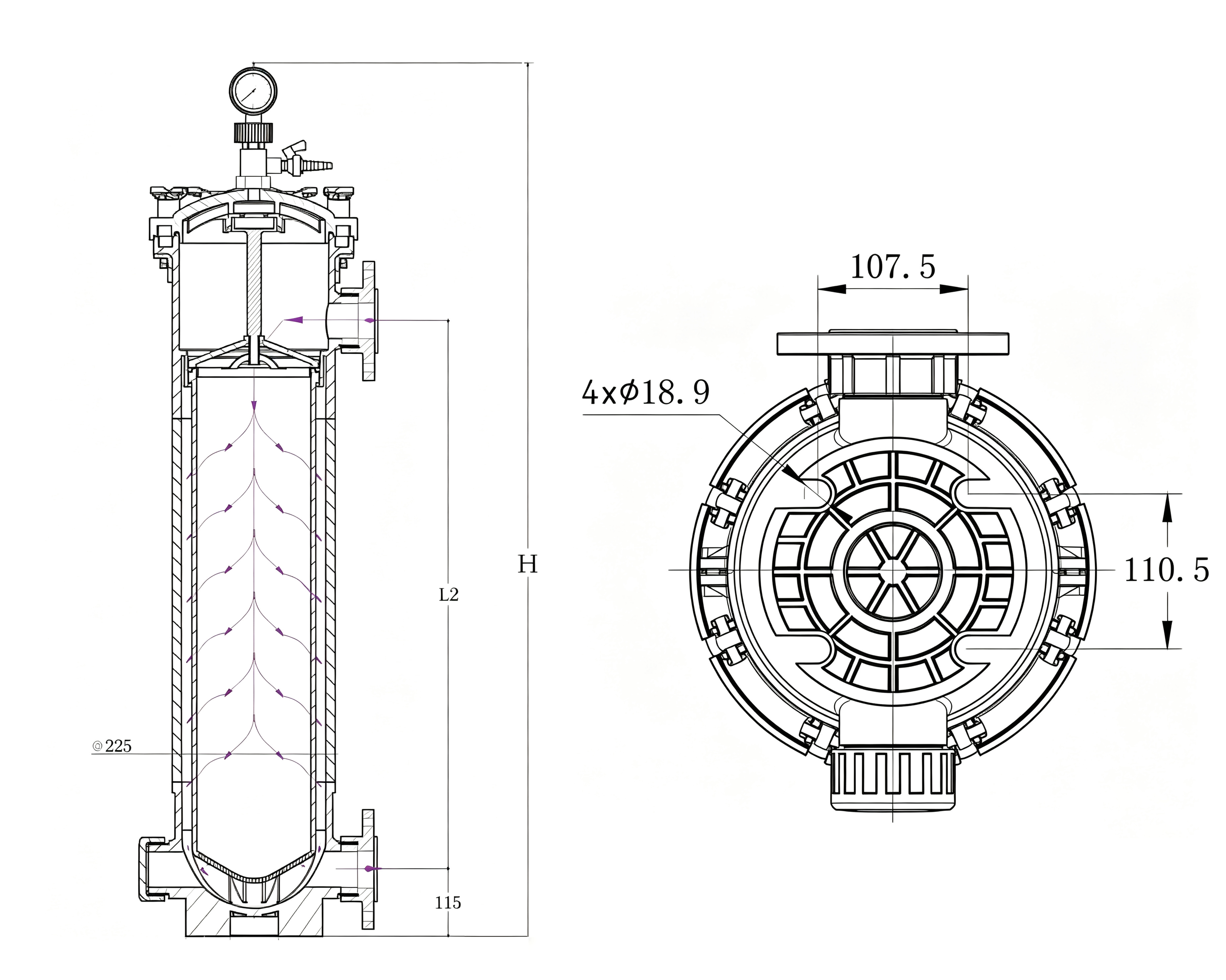 PP PVDF Bag Filter Housing01.png