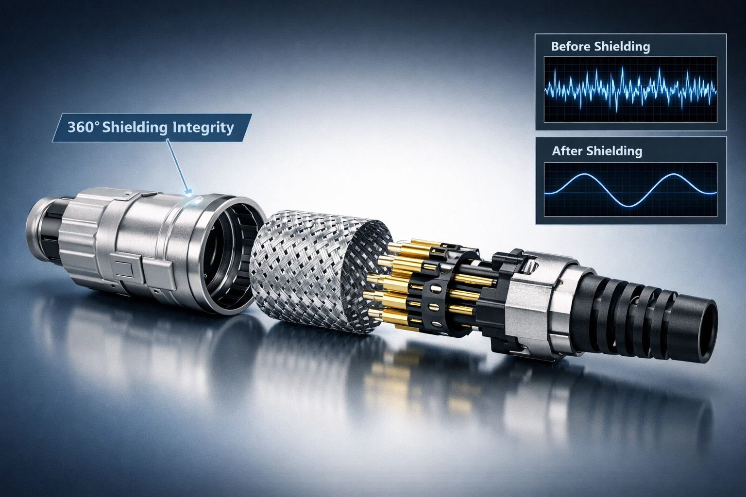 Why Shielded Connectors are Critical for Industrial Robotics