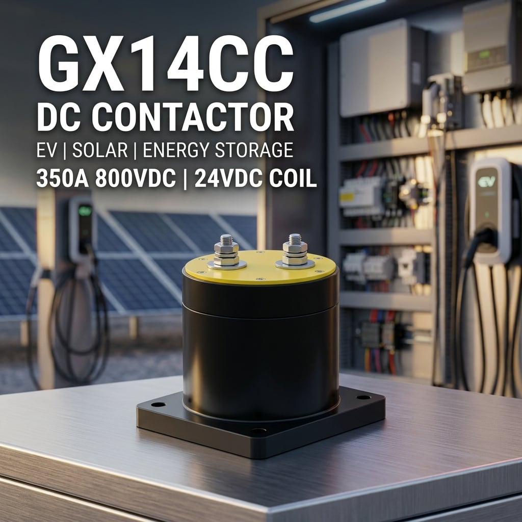 GX14CC 350A 800VDC High Voltage DC Contactor