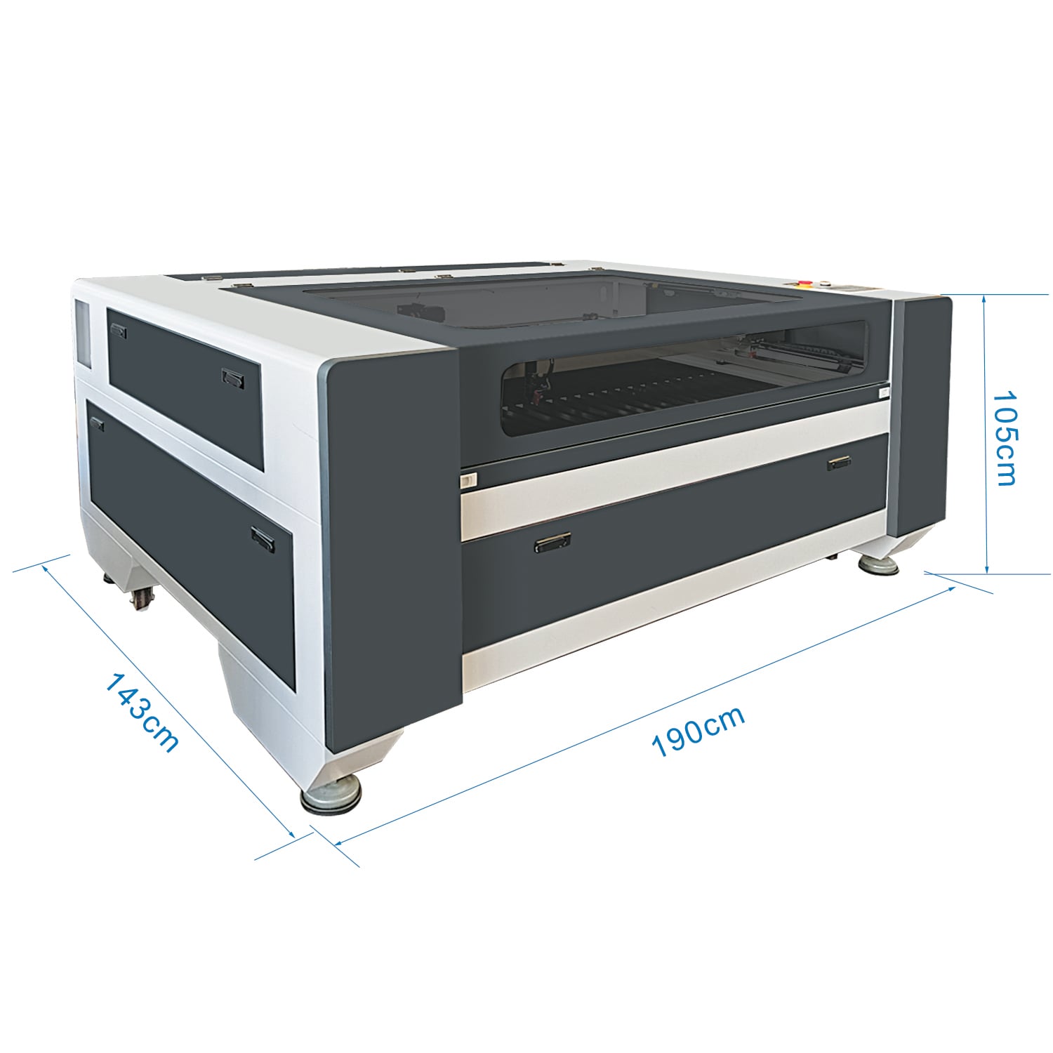 1390 CO2 Laser Machine 130W Ruida with Detachable Legs  