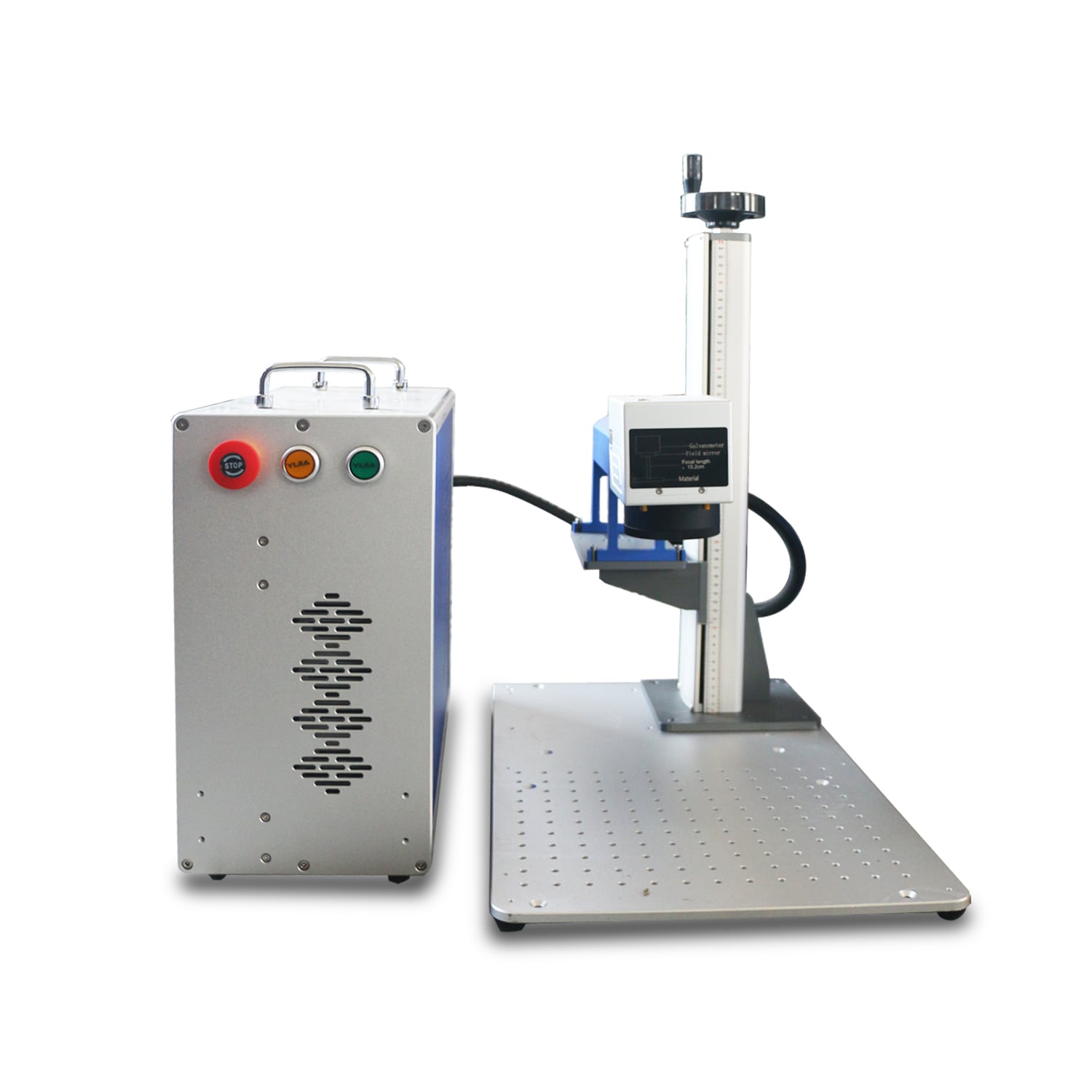 Portable Split Fiber Laser Marking Machine 50W Metal Engraver