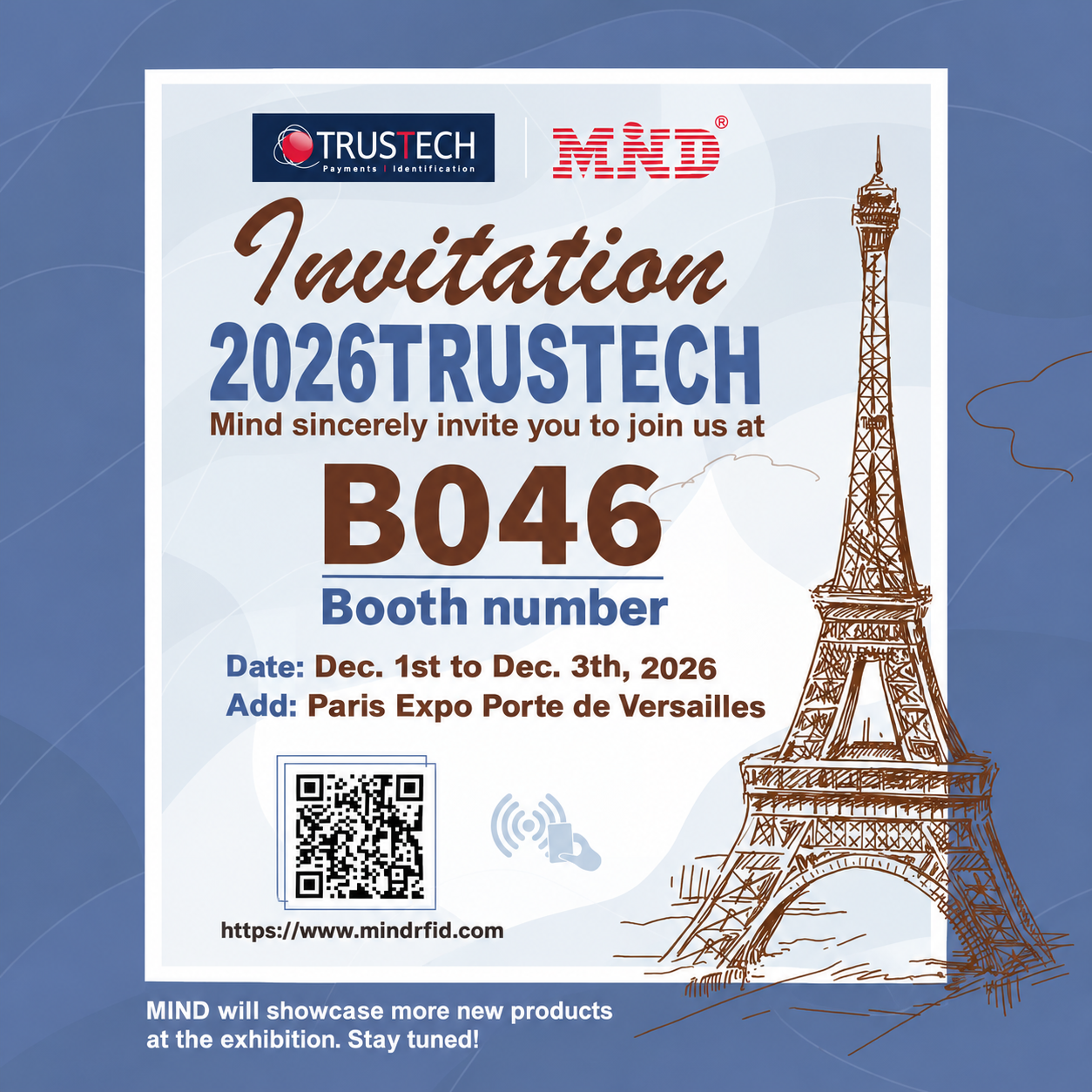 Join MIND at TRUSTECH 2026 – Booth B046, Paris