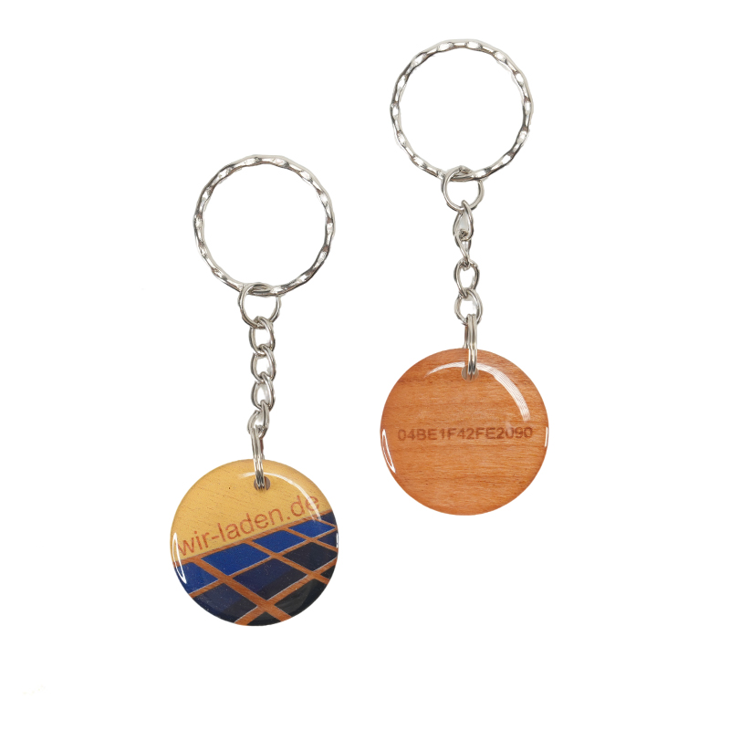 Epoxy Wooden Key Fobs