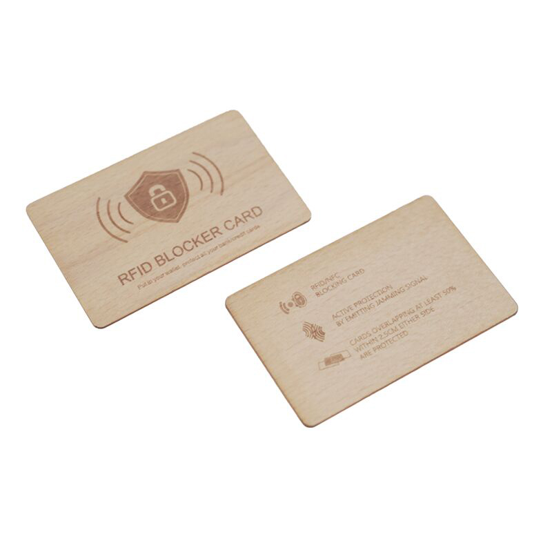 Wooden RFID Blocking Card