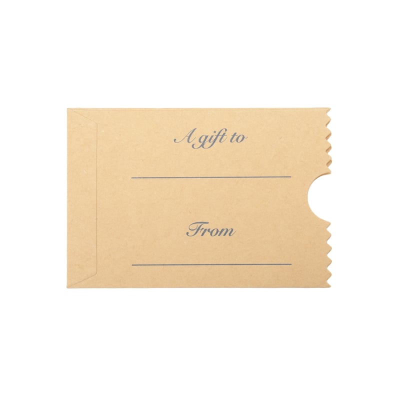 Kraft Paper Card Holder
