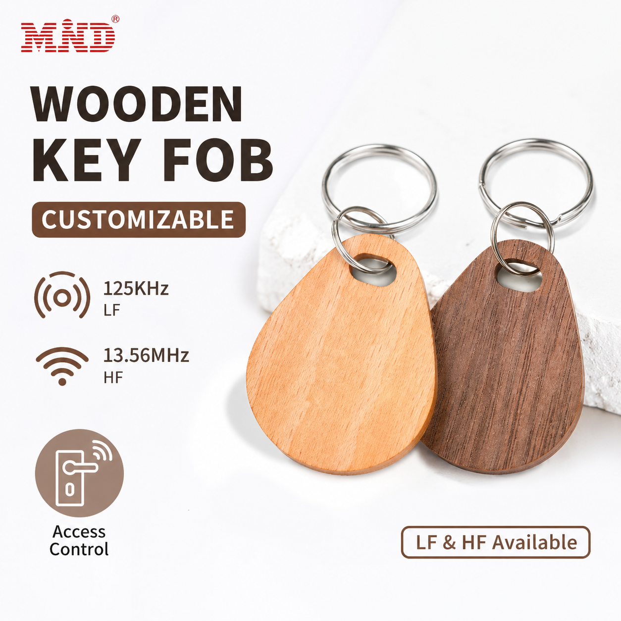 MIND Wooden RFID Key Fob