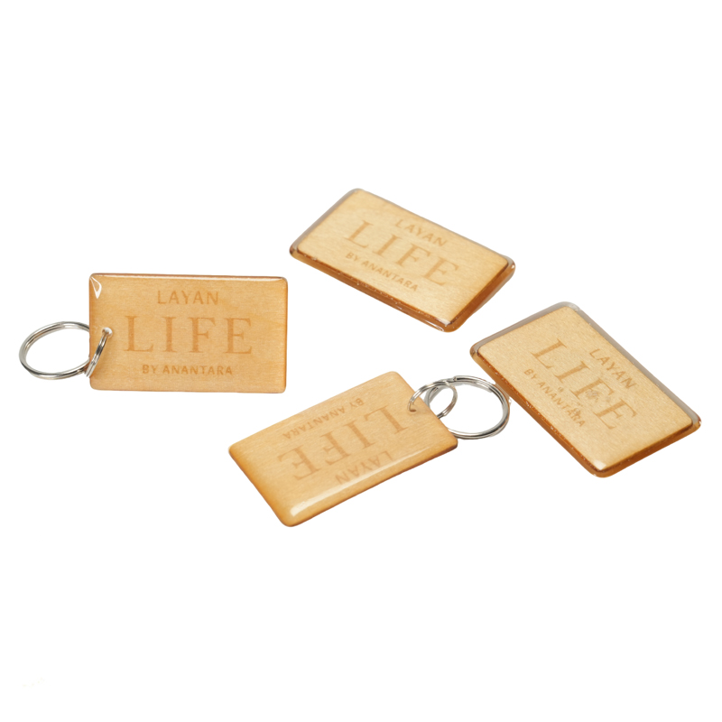 Epoxy Wooden Key Fobs