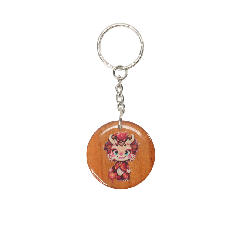 Epoxy Wooden Key Fobs