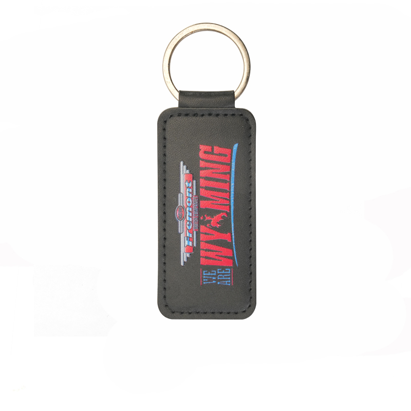 Custom Logo PU Leather Key Fob