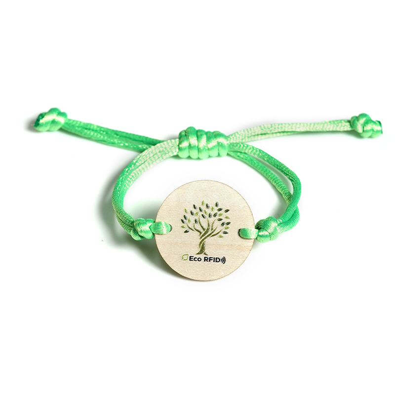 RFID Handcrafted Wooden Tag Bracelets