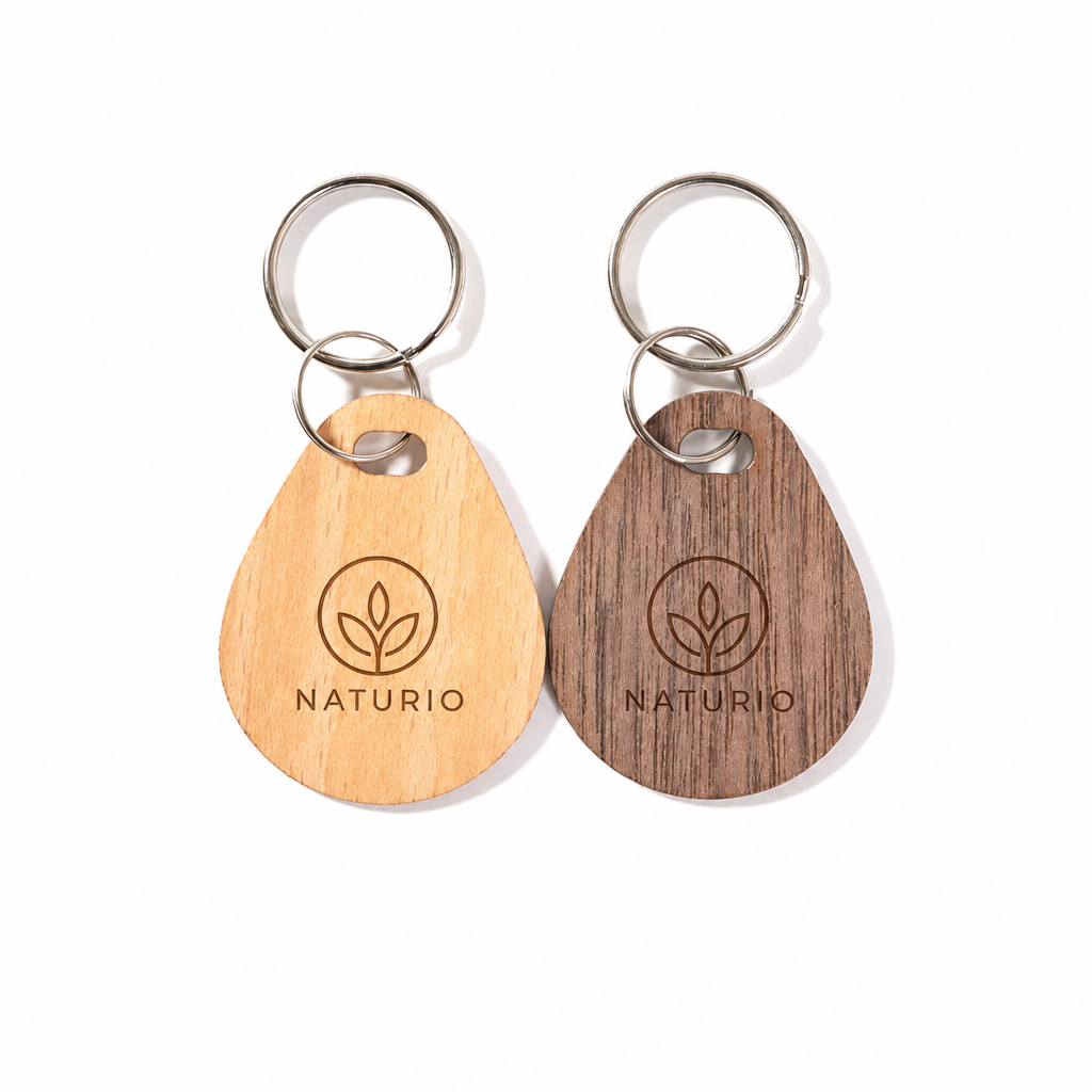 Custom Wooden Key Fobs Bulk