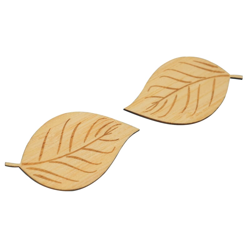 Custom-Shape Wooden Cards