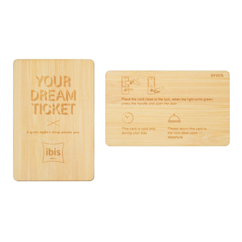 FSC Certification Wooden Cards For Hotel