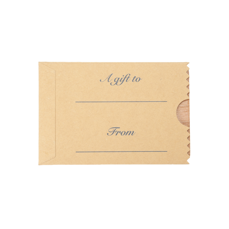 Kraft Paper Card Holder