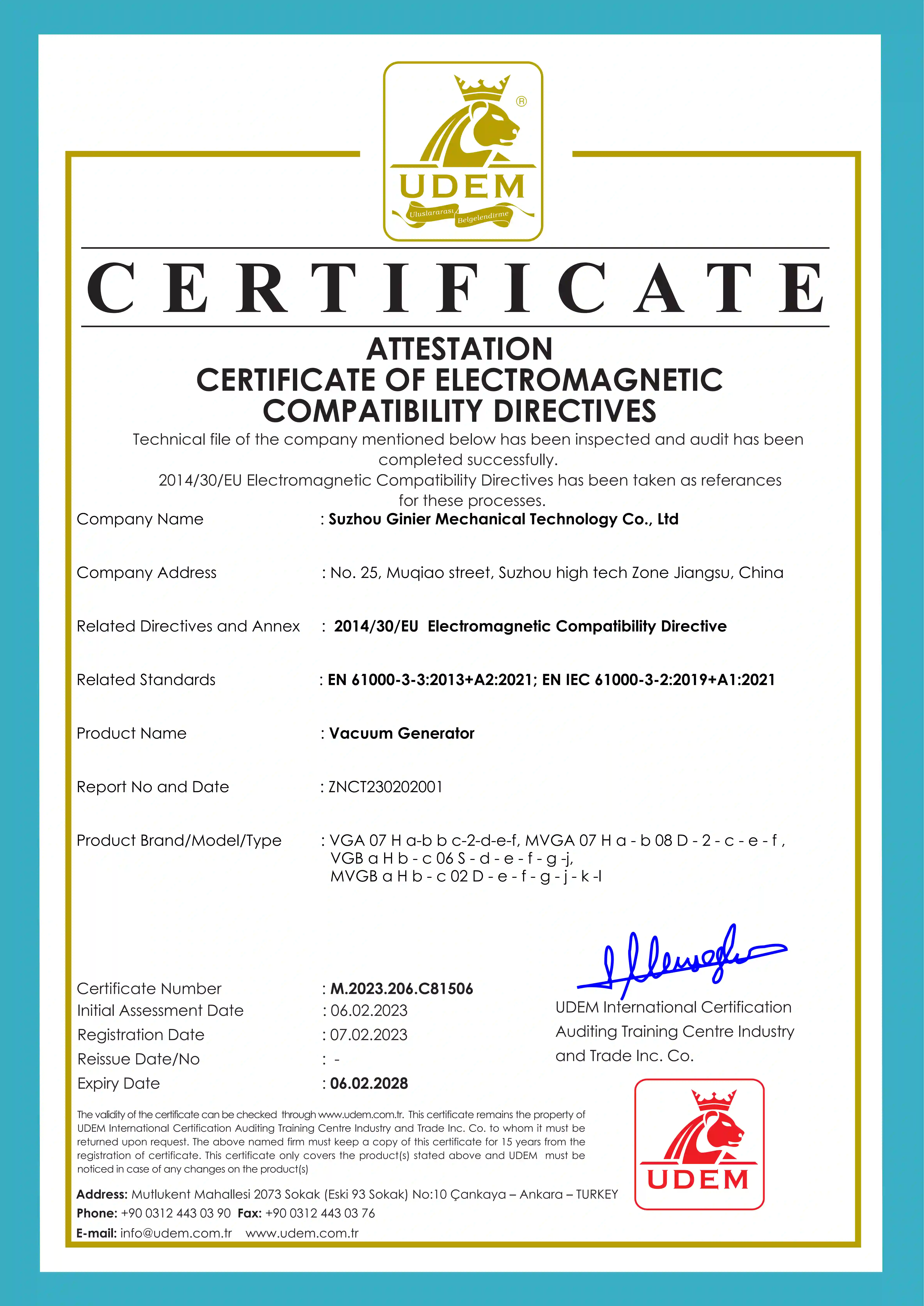 UDEM Certified Enterprise
