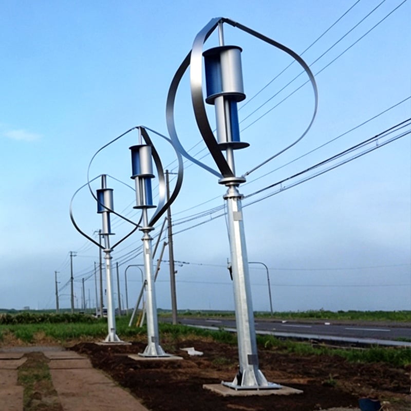 Vertical Windmills for Eco-Conscious Homes