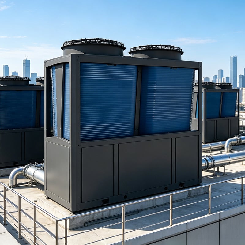 R290 75kW Commercial High-Power Air Source Heat Pump Water Heater