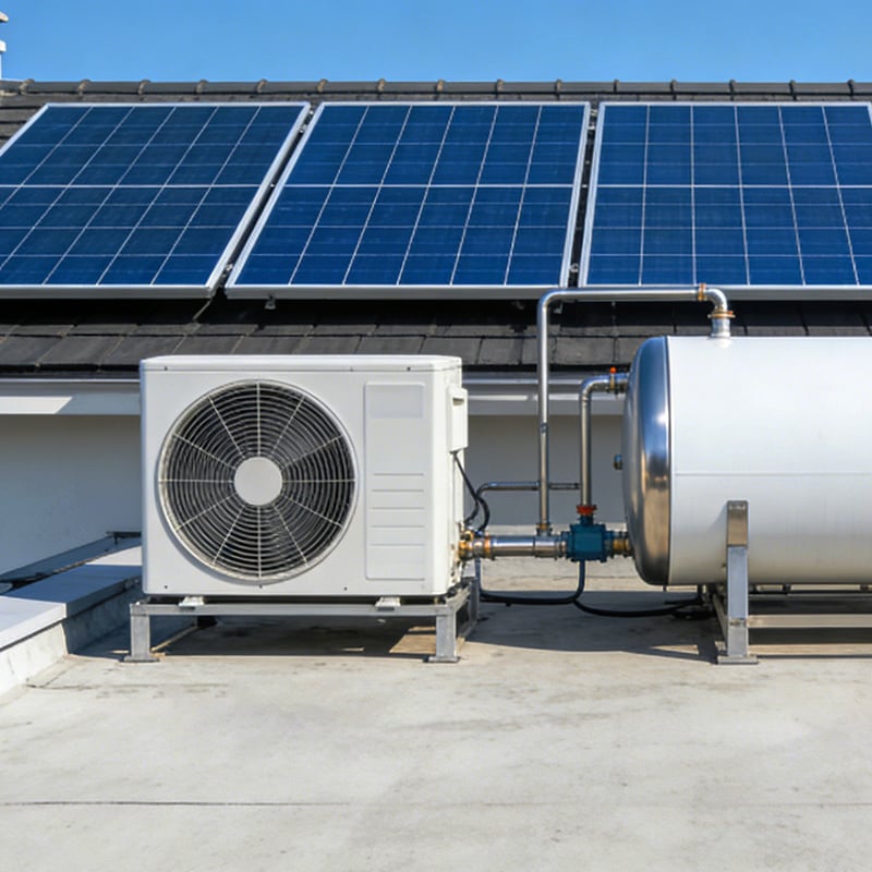 What is a Heat Pump with Solar Panels for Commercial Use?