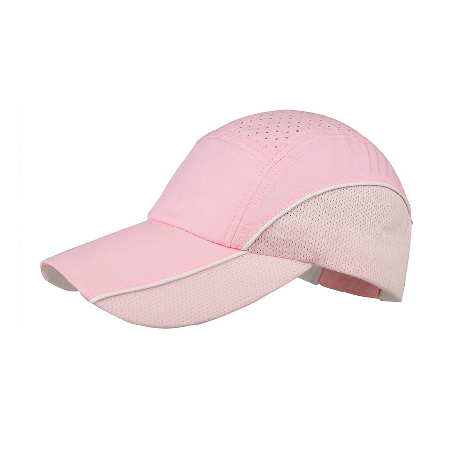 Premium Custom J7253 Two-Tone Performance Athletic Cap with Laser-Cut Ventilation and Color-Block Mesh Panels Breathable Lightweight Running Sports Hat Adjustable Closure for Outdoor Training and Promotional Branding