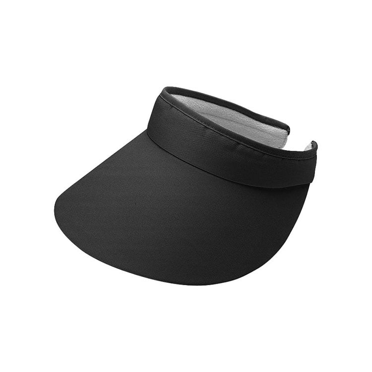 Široko-brana pamuk Twill Sun Visor Regulirajući stražnji pojas Prazan Custom Logo čvrsta boja Prazna vrh Visor Šešir Unisex Lagan UV zaštita Vanjski golf Plijanski ribolov Putovanja Ljeto Neformalna moda Kosaur