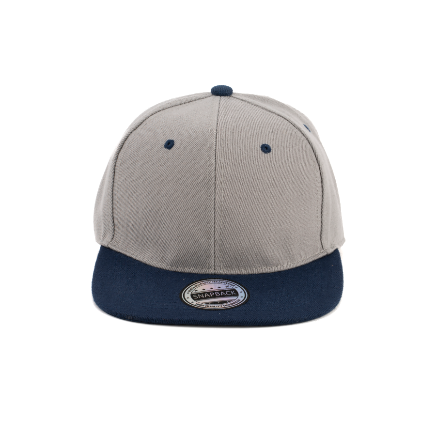 Premium vlastní baseballová čepice se šesti panely a plochým okrajem, uzavíratelná typu Snapback s laserovým nálepkovým logem – profesionální baseballová čepice s vlastní vyšitou značkou pro každodenní nošení i venkovní aktivity