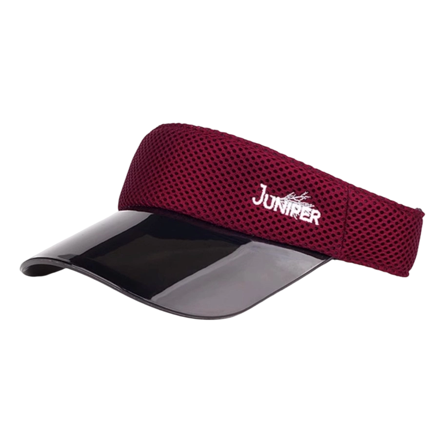 Visiera sportiva professionale premium personalizzabile, nera e trasparente, traspirante, per tennis, golf, badminton e corsa; berretto da baseball professionale con ricamo del logo personalizzato, adatto all’uso quotidiano e alle attività all’aperto