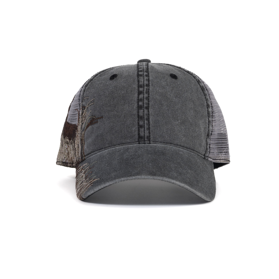 Casquette de trucker premium personnalisée, structurée, à calotte haute et filet arrière avec broderie animale – casquette de baseball professionnelle avec broderie de logo personnalisé, idéale pour une utilisation quotidienne et les activités en plein air