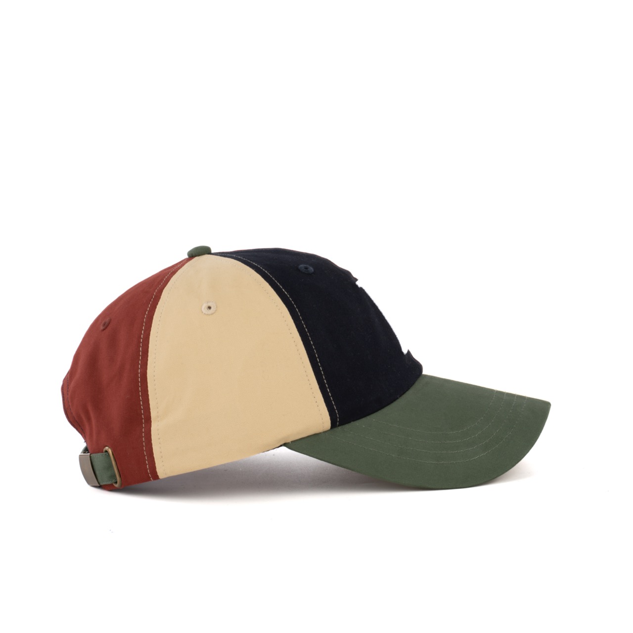 Căciulă premium personalizată de baseball cu 6 panouri, în blocuri de culori diferite, cu broderie 3D relief și personalizabilă; căciulă profesională de baseball cu logo personalizat brodat, potrivită pentru utilizare zilnică și activități în aer liber