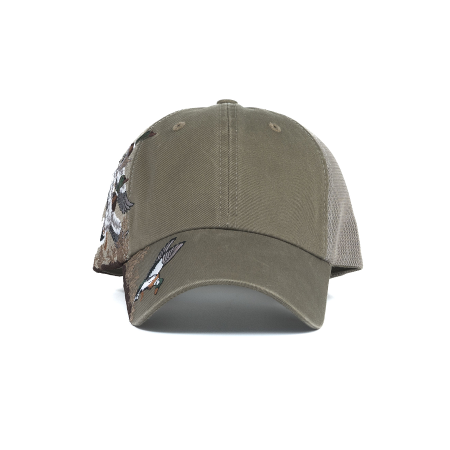 Casquette de trucker premium personnalisée, structurée, à calotte haute et filet arrière avec broderie animale – casquette de baseball professionnelle avec broderie de logo personnalisé, idéale pour une utilisation quotidienne et les activités en plein air