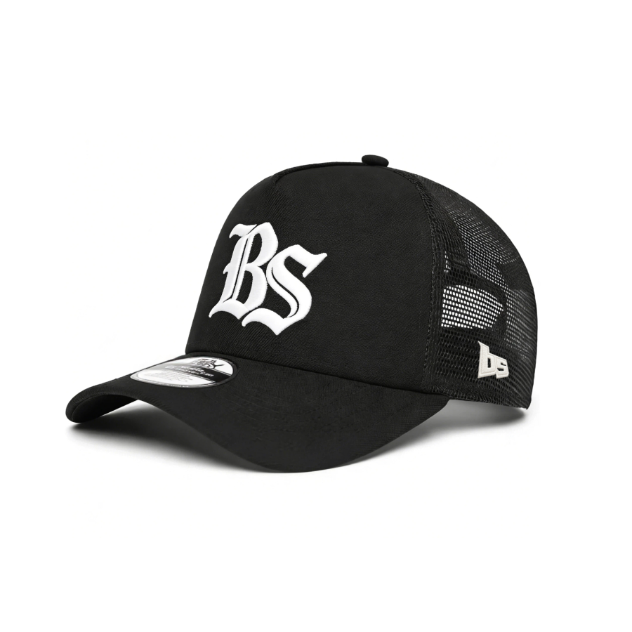 Cappellino da truccatore premium personalizzato, strutturato, a 5 pannelli, con visiera pre-curvata, in rete, ricamato, cappellino da baseball professionale con ricamo personalizzato del logo, adatto per l'uso quotidiano e le attività all'aperto