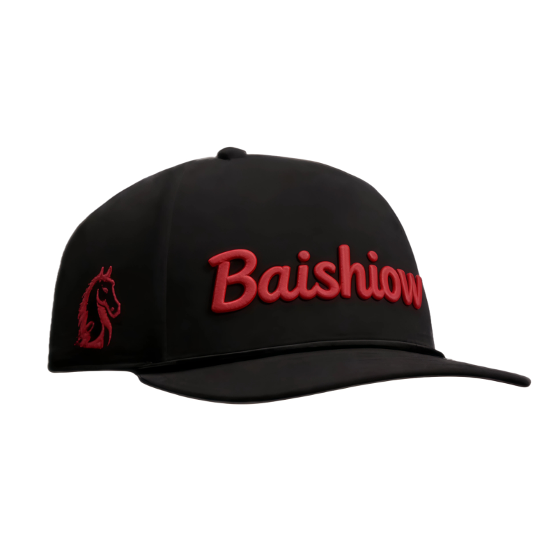 Cappellino da baseball professionale premium personalizzato a 5 pannelli, classico e traspirante per sport all'aperto, con ricamo personalizzato e regolabile con corda, adatto al golf e al baseball, con ricamo del logo personalizzato per uso quotidiano e attività all'aperto