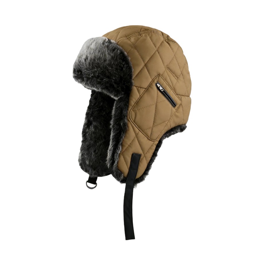 Bonnet oushanka en laine chaud et coupe-vent d’hiver haut de gamme personnalisé, avec broderie sur mesure du logo, pour usage quotidien et activités en extérieur