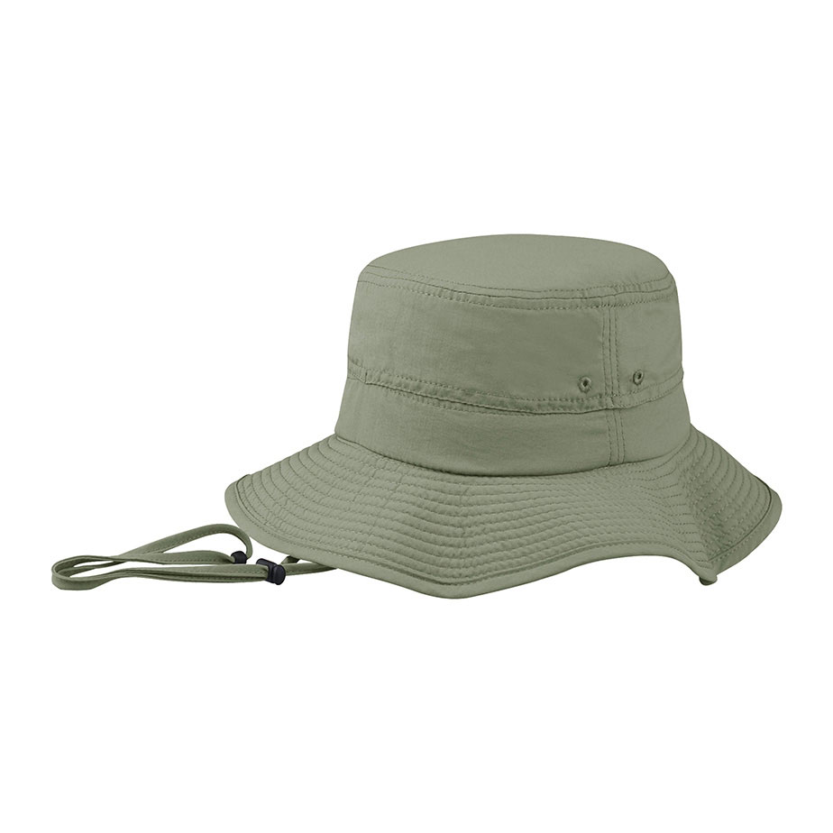 Premium Custom Promotional J7227 Juniper Outdoor Performance Sun Hat with Adjustable Toggle Closure Lightweight Breathable UV Protection Cap for Hiking Fishing Gardening and Travel Branded Athletic Headwear
