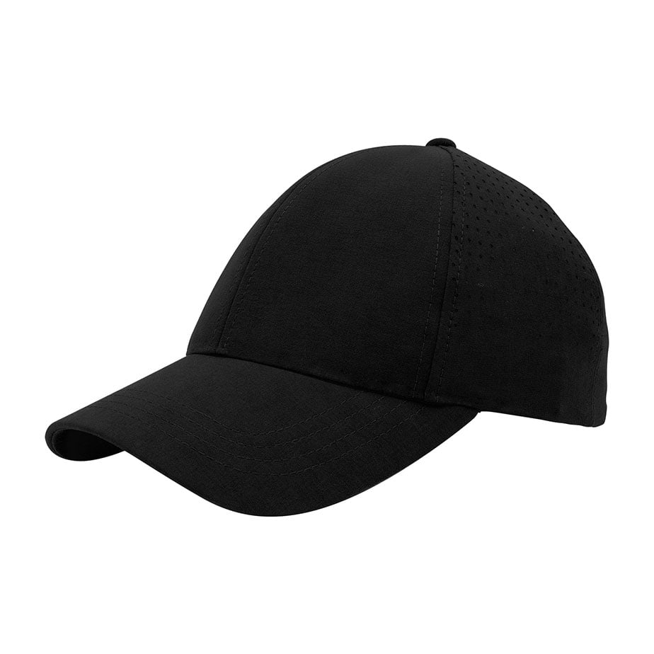 Premium Özel J7271 Delikli Ponytail Performans Şapkası, Lazerle Kesilmiş Havalandırma ve Arka Açıklık ile Hafif, Nefes Alabilen Spor Şapkası, Ayarlanabilir Kapanış – Koşu, Fitness, Açık Hava Etkinlikleri ve Tanıtım Markalama İçin