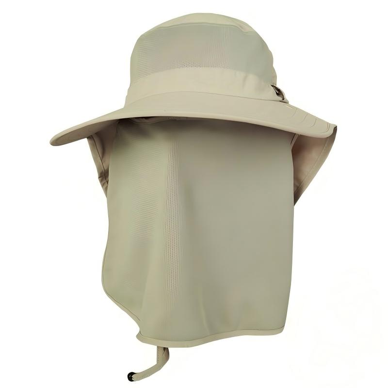 Cappello da sole premium personalizzabile con protezione UV e idrorepellente, dotato di schermo facciale e copricollo staccabili, in tessuto traspirante; berretto da baseball professionale con ricamo personalizzato del logo, ideale per l'uso quotidiano e le attività all'aperto