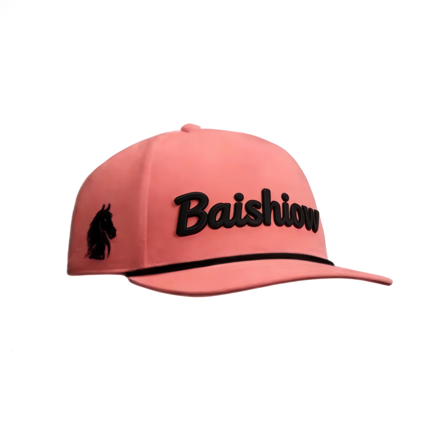 Cappellino da baseball professionale premium personalizzato a 5 pannelli, classico e traspirante per sport all'aperto, con ricamo personalizzato e regolabile con corda, adatto al golf e al baseball, con ricamo del logo personalizzato per uso quotidiano e attività all'aperto