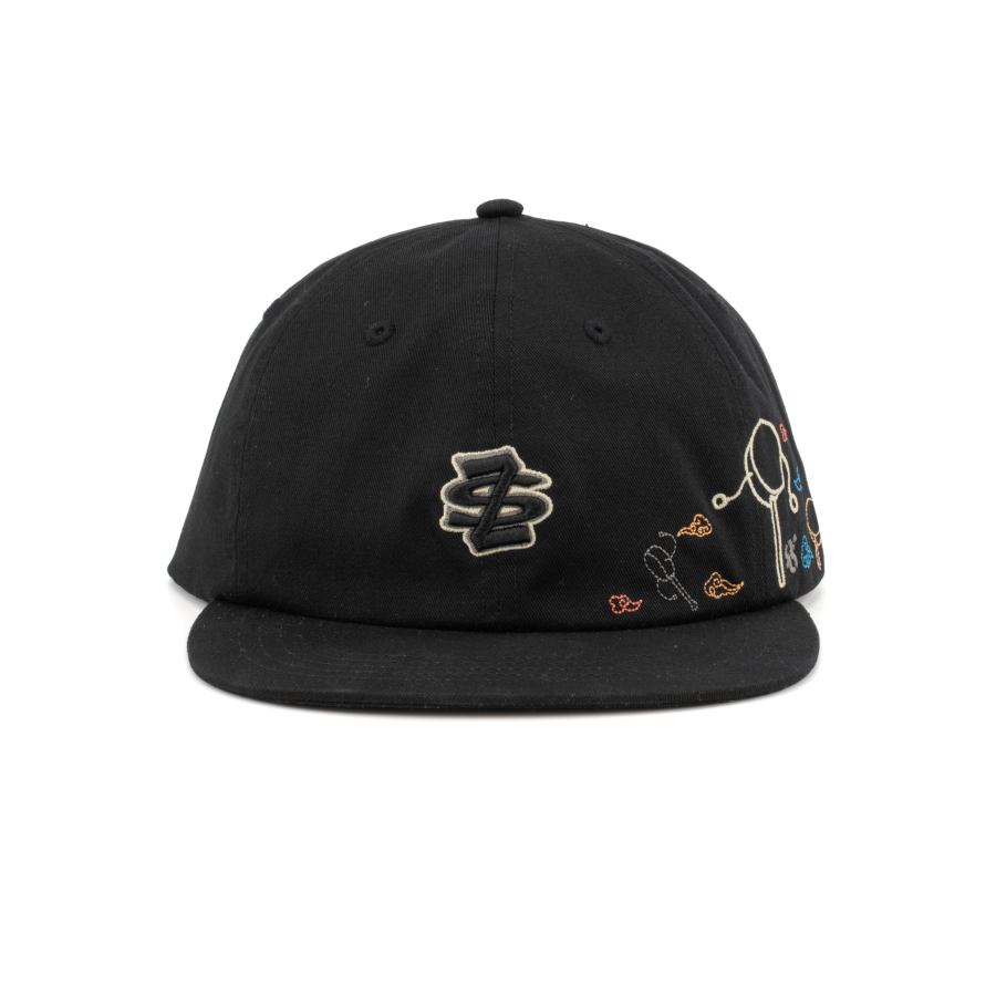 Premium kvalitní nestrukturovaná baseballová čepice s 6 panely, se snapback uzávěrem, plochým okrajem, aplikovaným motivem a nízkým profilem, s vyšitým logem – profesionální baseballová čepice s možností vyšití vlastního loga pro každodenní nošení i venkovní aktivity