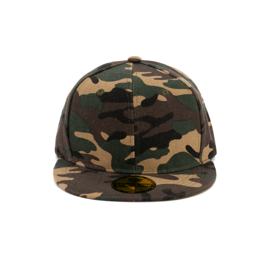 Premium vlastní baseballová čepice se šesti panely a plochým okrajem, uzavíratelná typu Snapback s laserovým nálepkovým logem – profesionální baseballová čepice s vlastní vyšitou značkou pro každodenní nošení i venkovní aktivity