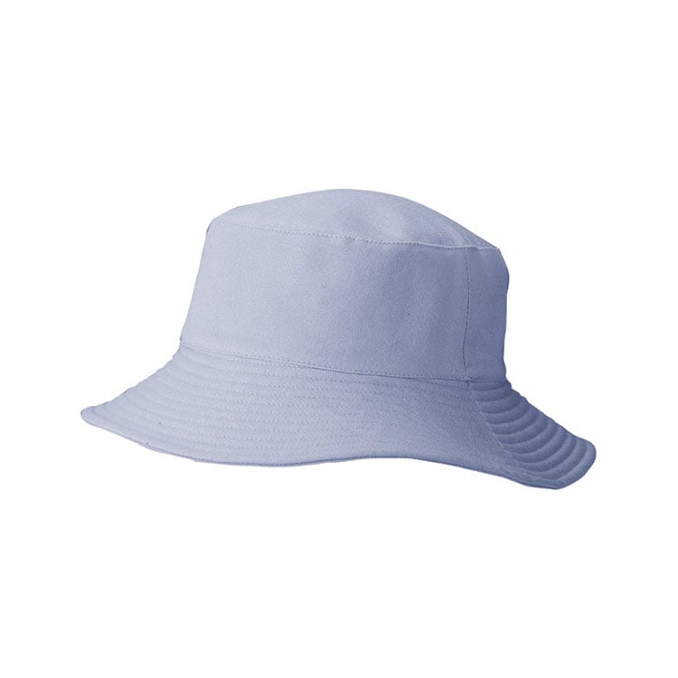 Premium Custom 7837 Periwinkle Blue Bucket Hat s valovitom ivicom i koncentričnim šavovima Čisti minimalni dizajn vanjski kapuljač za svakodnevno nošenje ljeto i promocijski brend