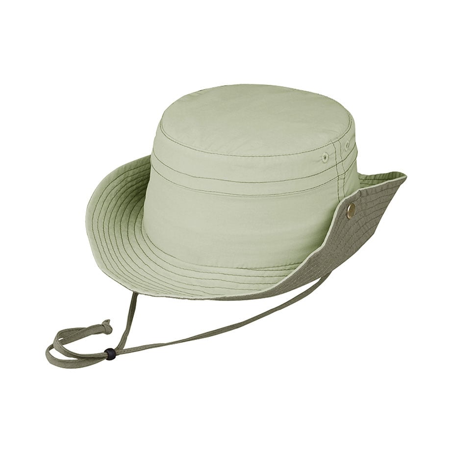 Premium Custom J7223 Taslon UV Bucket Hat with Side Snaps UPF 50+ Water-Repellent Outdoor Sun Hat with Adjustable Chin Cord for Hiking Fishing Travel