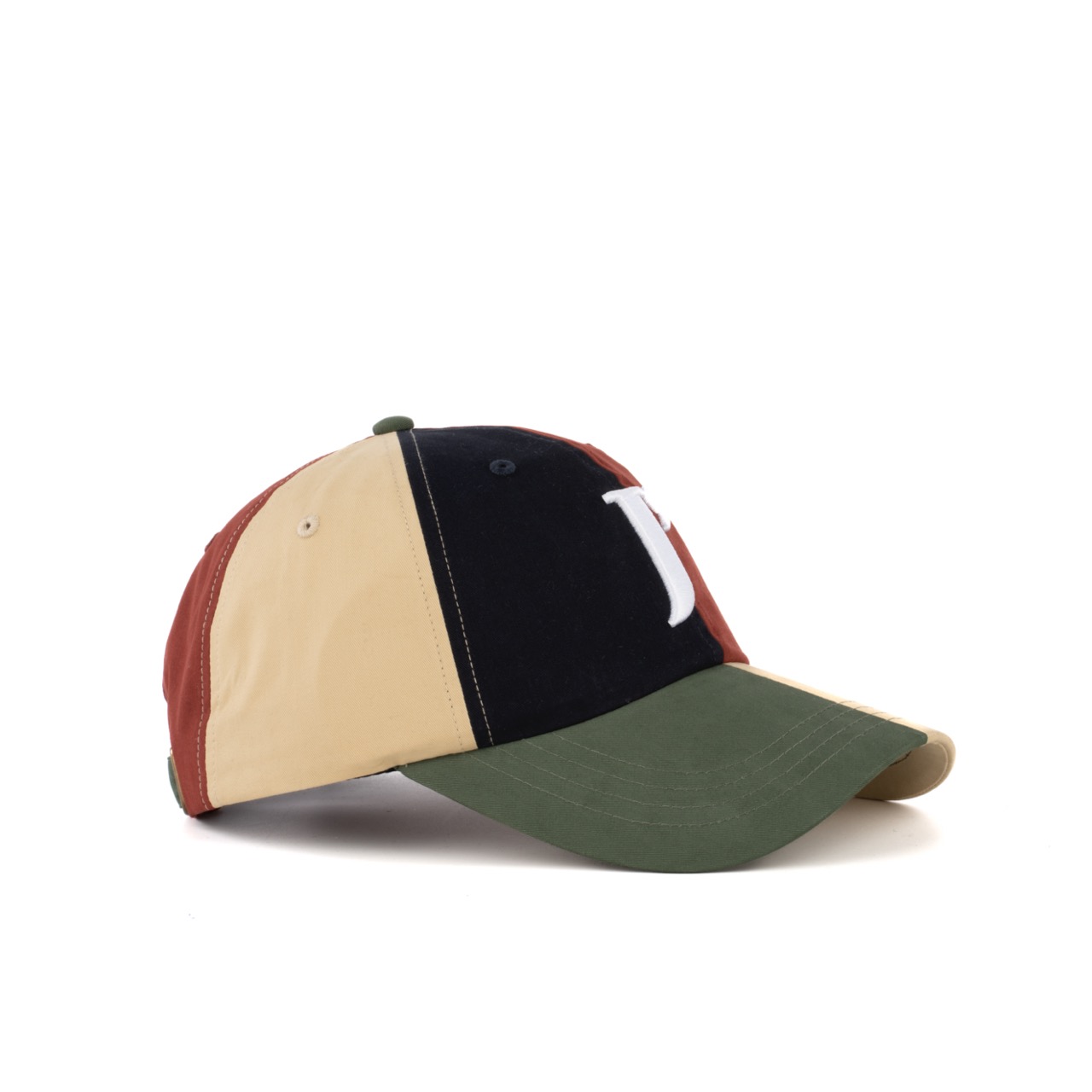 Căciulă premium personalizată de baseball cu 6 panouri, în blocuri de culori diferite, cu broderie 3D relief și personalizabilă; căciulă profesională de baseball cu logo personalizat brodat, potrivită pentru utilizare zilnică și activități în aer liber