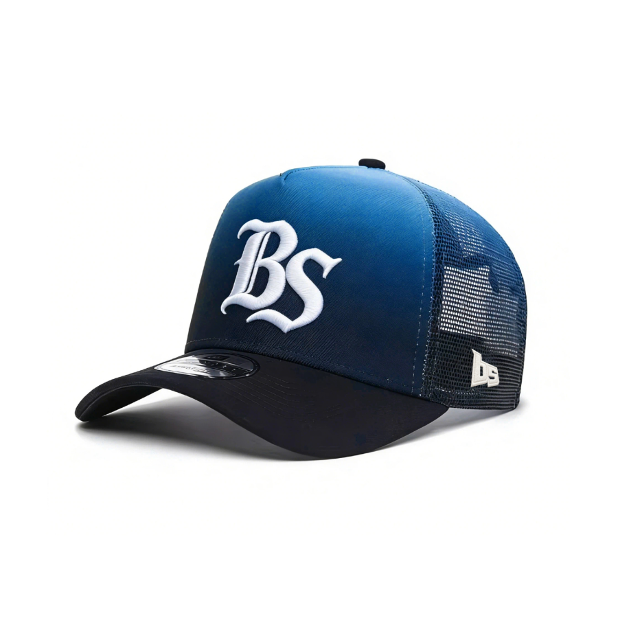 Cappellino da truccatore premium personalizzato, strutturato, a 5 pannelli, con visiera pre-curvata, in rete, ricamato, cappellino da baseball professionale con ricamo personalizzato del logo, adatto per l'uso quotidiano e le attività all'aperto