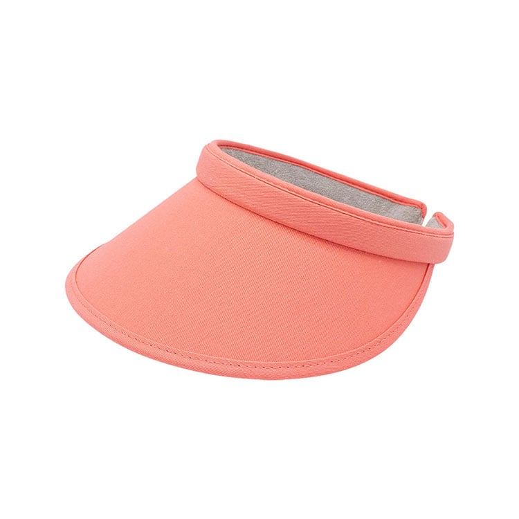 4115B Mekanom obloženo pamučno twill Wrap Sun Visor stil 4056 Custom B2B Casual Lifestyle Headwear 100% pamuk Nestrukturan Pre zakrivljen širokom rubom Visor Premium Lightweight Sweat Linered Sun Visor za Leisure Travel Golf Daily Fashion Blank Custom Embroidery