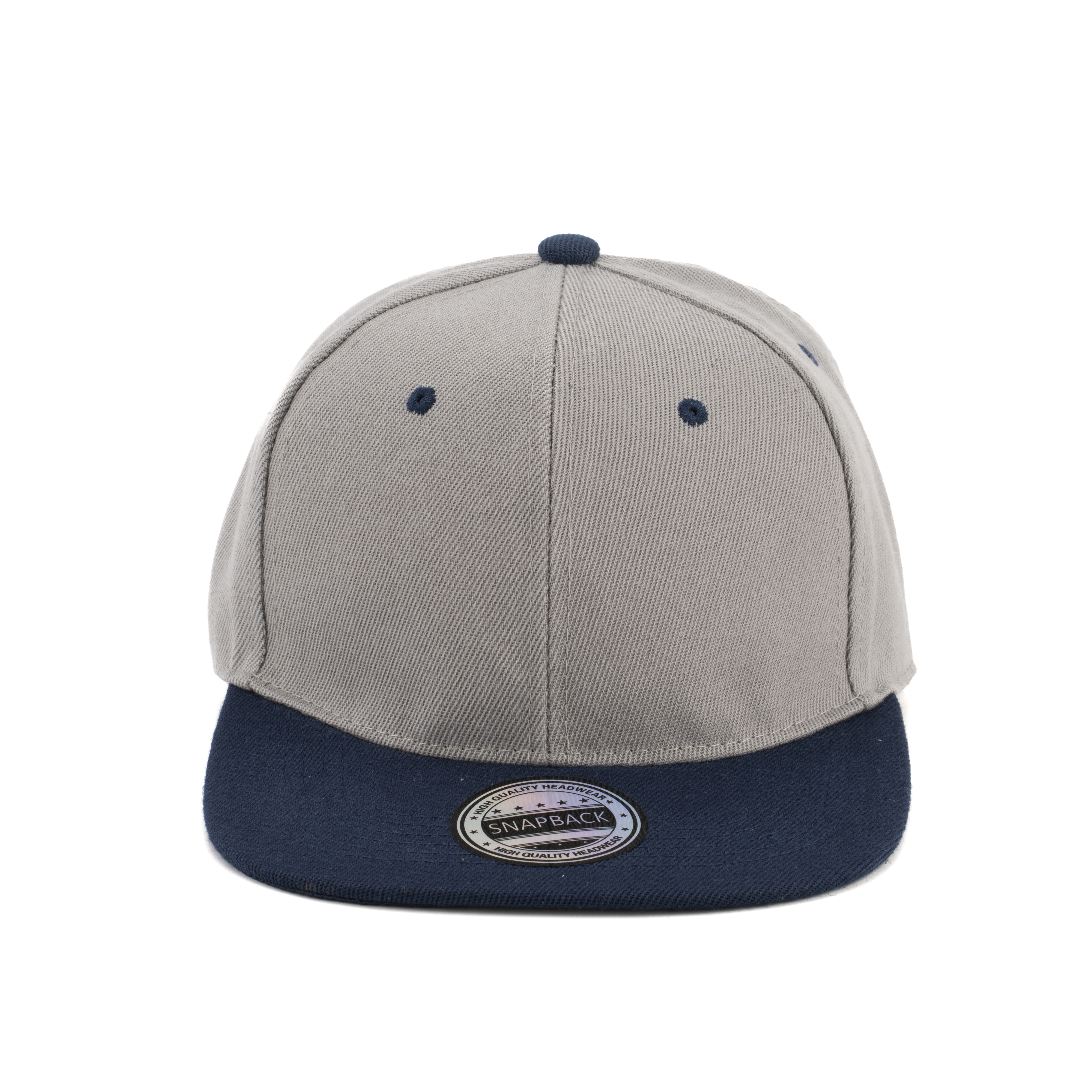 Premium vlastní baseballová čepice se šesti panely a plochým okrajem, uzavíratelná typu Snapback s laserovým nálepkovým logem – profesionální baseballová čepice s vlastní vyšitou značkou pro každodenní nošení i venkovní aktivity