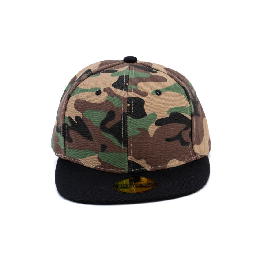 Premium vlastní baseballová čepice se šesti panely a plochým okrajem, uzavíratelná typu Snapback s laserovým nálepkovým logem – profesionální baseballová čepice s vlastní vyšitou značkou pro každodenní nošení i venkovní aktivity